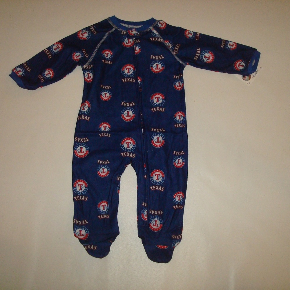 TEXAS RANGERS CREEPER ROMPER CRAWLER PJ'S‎